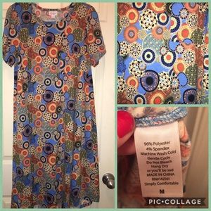 Multicolored Circles Flowy Carly Dress